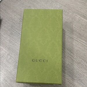 Gucci Olive Green Embossed Box